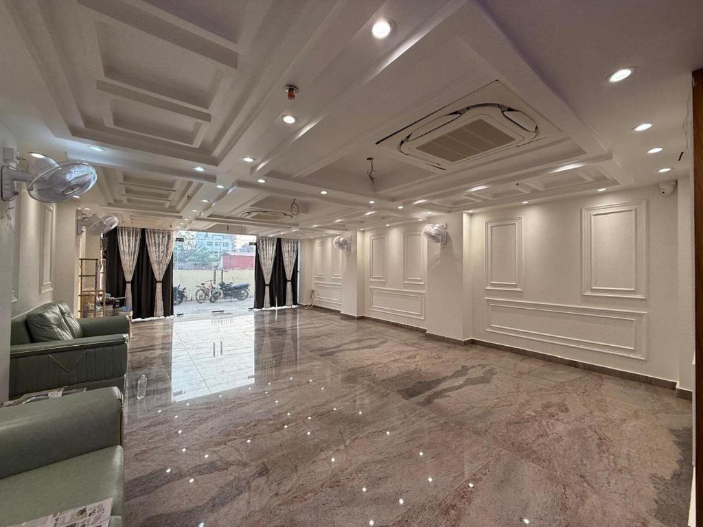 Χώρος καθιστικού στο Hotel Mariott Inn