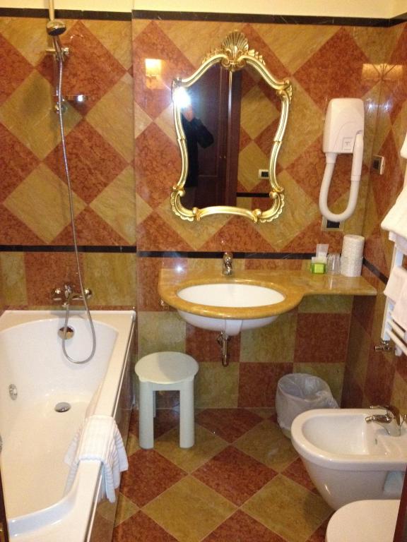 Koupelna v ubytování Hotel Città Di Milano