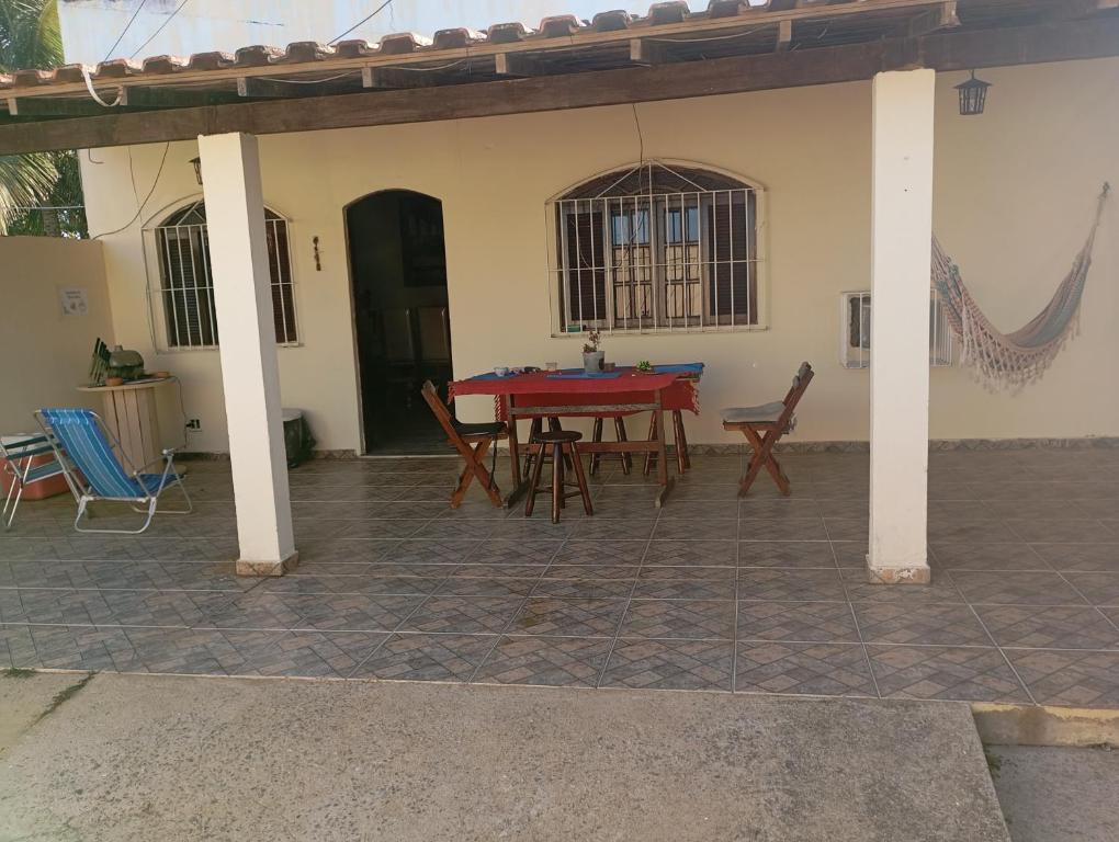 Αίθριο ή υπαίθριος χώρος στο Casa completa Aceita Pet, área Para Fumante há 13 km de Cabo Frio