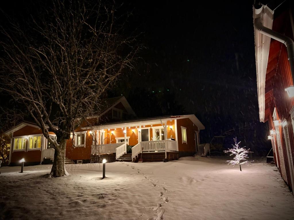 Villa Breikki, Sastamala om vinteren