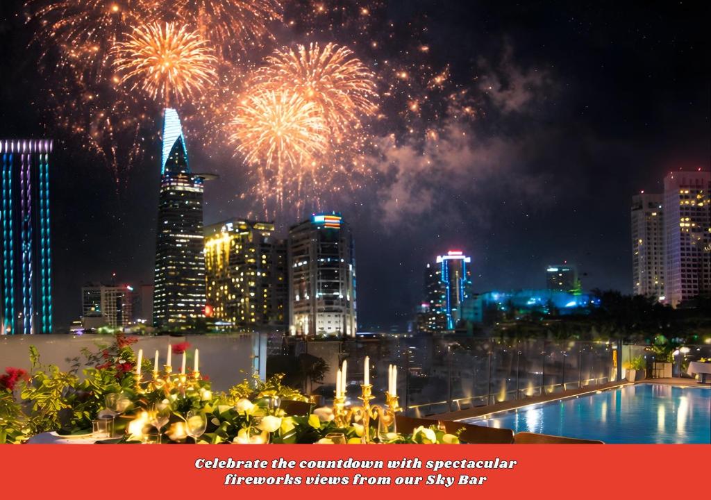 Nespecifikovaný výhled na destinaci Ho Či Minovo Město nebo výhled na město při pohledu z hotelu