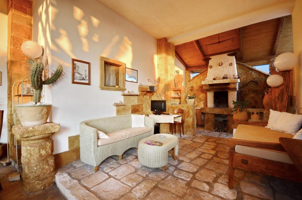Posezení v ubytování Felline In Bed&Breakfast Dimora di Charme el Salento