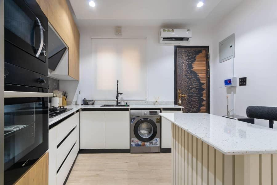 Køkken eller tekøkken på Loft district