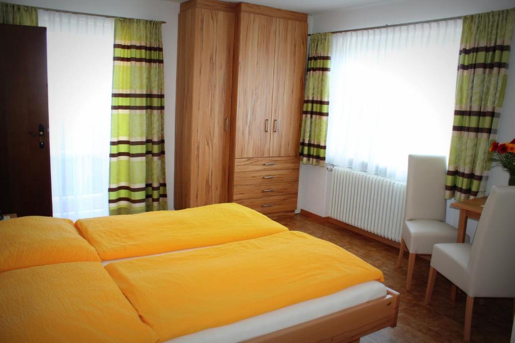 Postel nebo postele na pokoji v ubytování Pension Winter