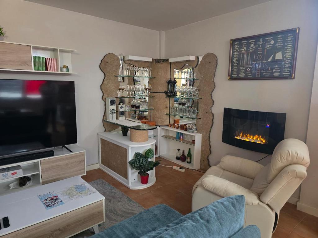 Et tv og/eller underholdning på Villa Maritxu