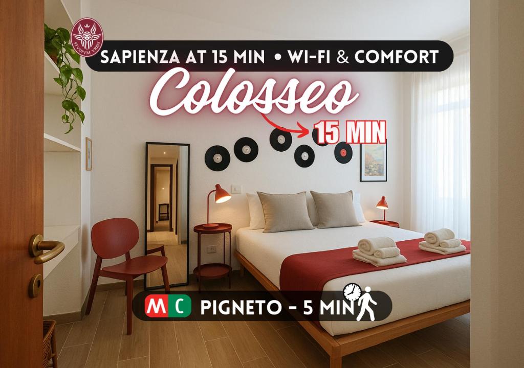COLOSSEO a 15 min - Attico con Terrazza