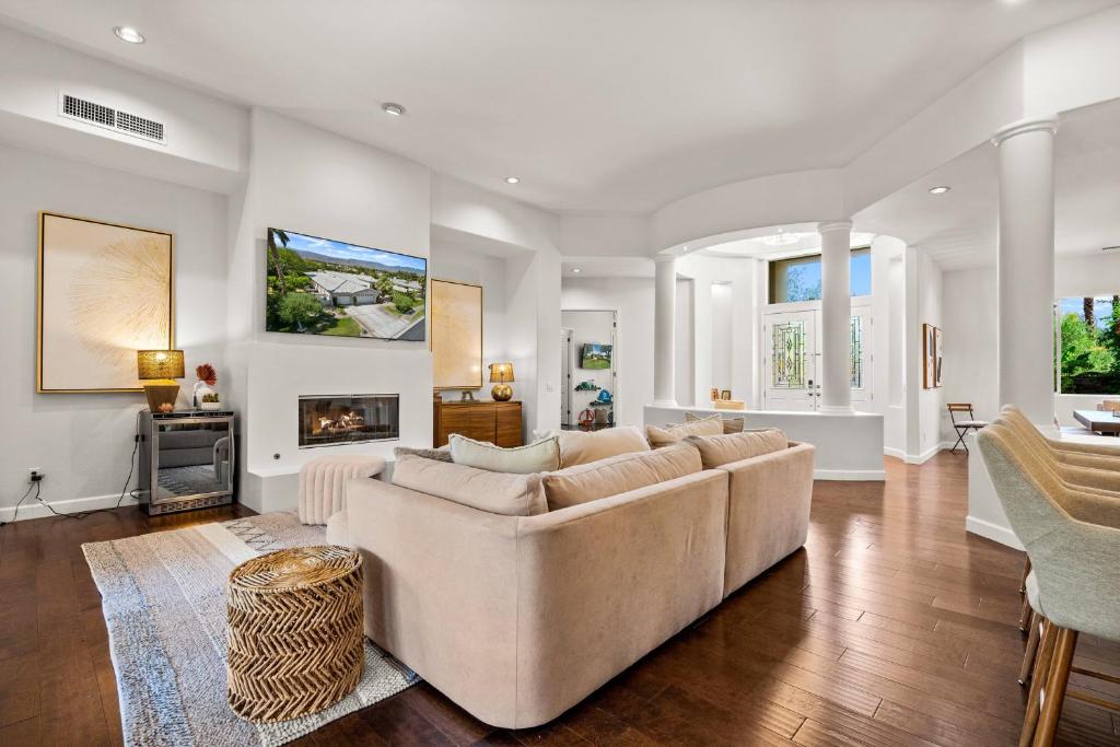 Et opholdsområde på Luxury Haven Estate