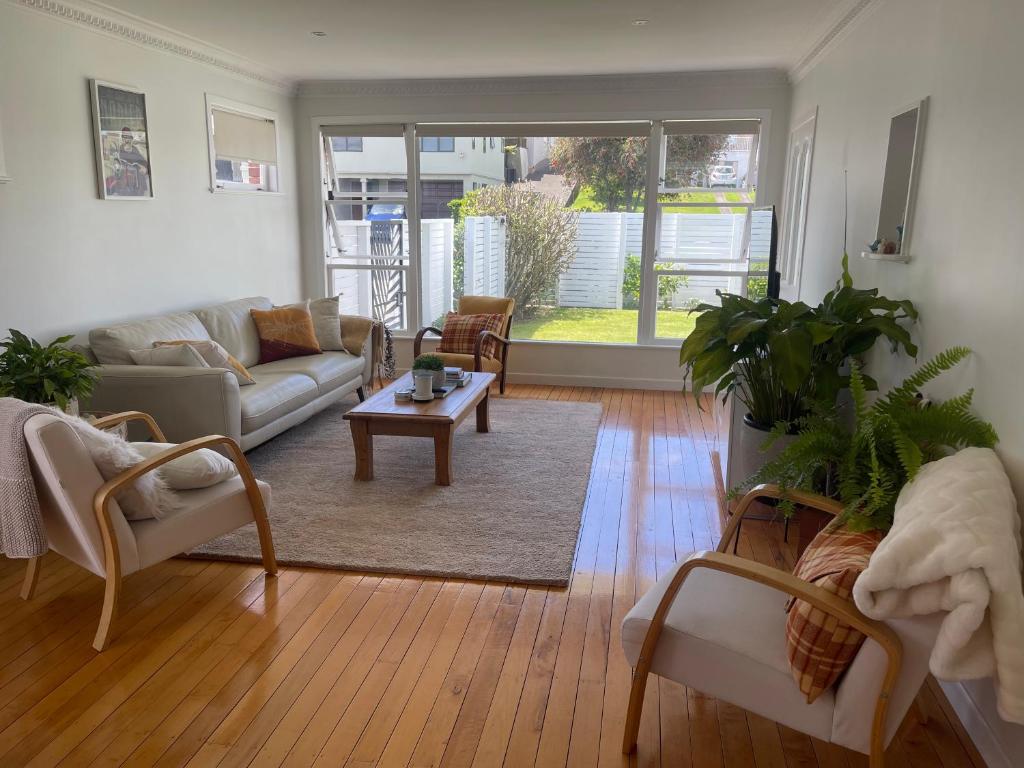 Et opholdsområde på Mount Beach house