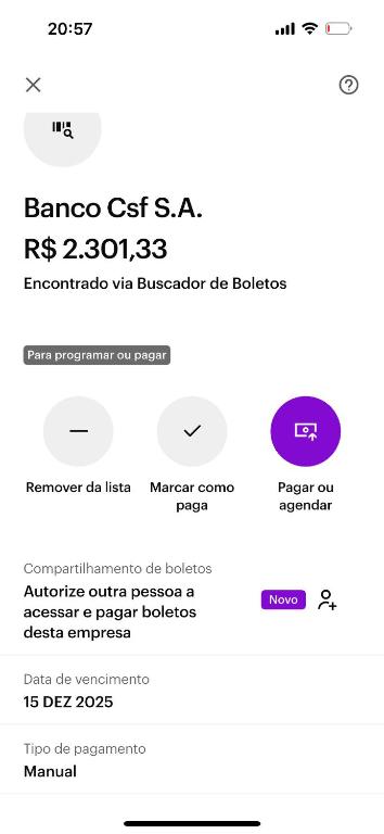 ein Screenshot eines Handys, Screenshot einer Baro-Kosten-Website in der Unterkunft Bela casa em Guaratiba in Mato Alto