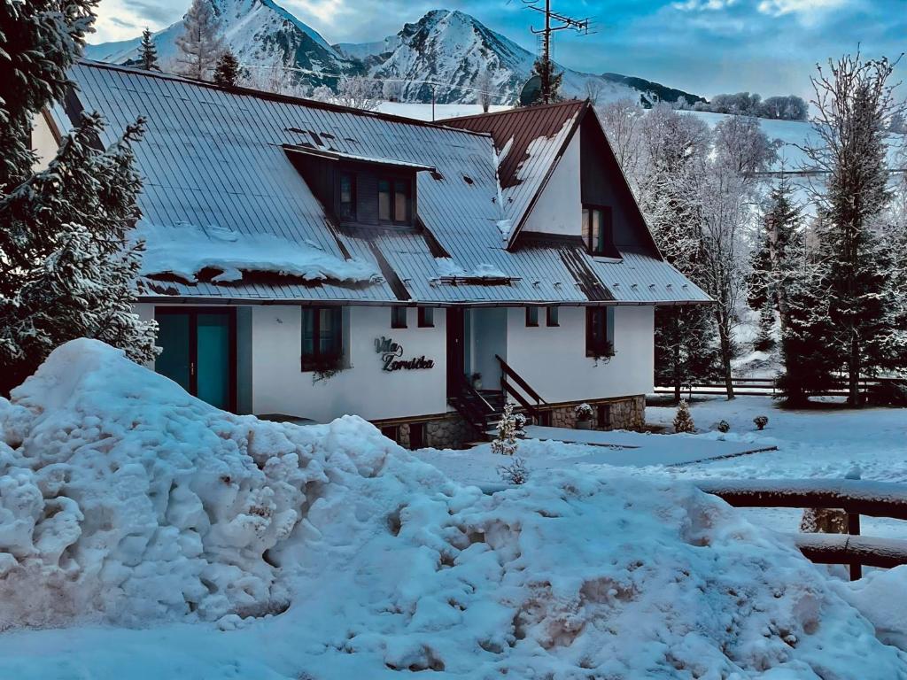 Vila Zornička om vinteren