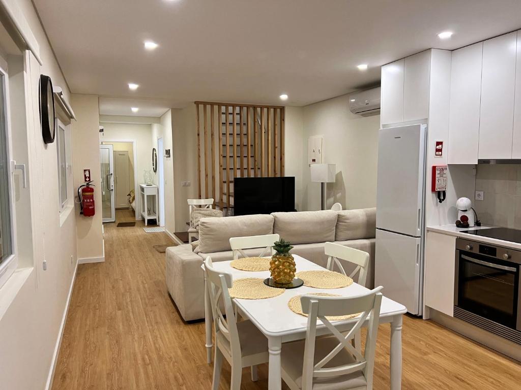 Kuchyň nebo kuchyňský kout v ubytování Casa da Comadre