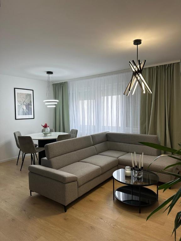 Et opholdsområde på Apartman Toma