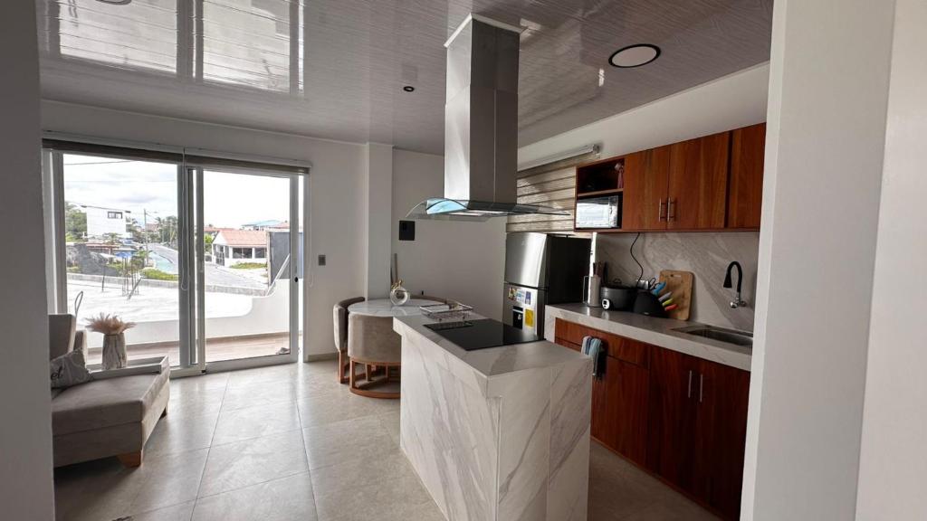 Nhà bếp/bếp nhỏ tại Suite Rosedelco