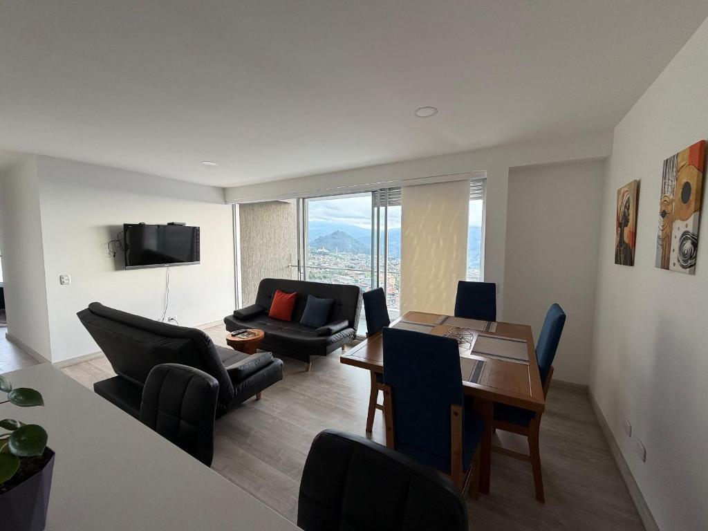 TV a/nebo společenská místnost v ubytování Amplio y Suntuoso - estrato 6