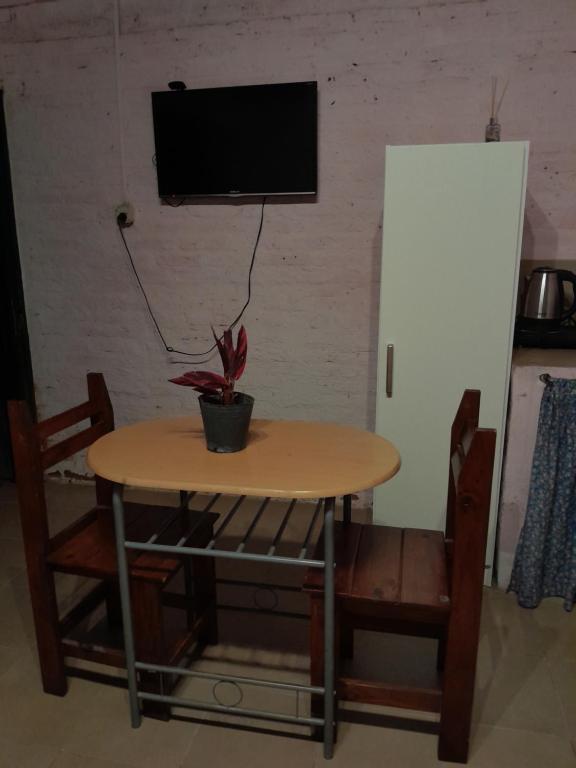 Et tv og/eller underholdning på El Rincón del Capibara Alojamientos