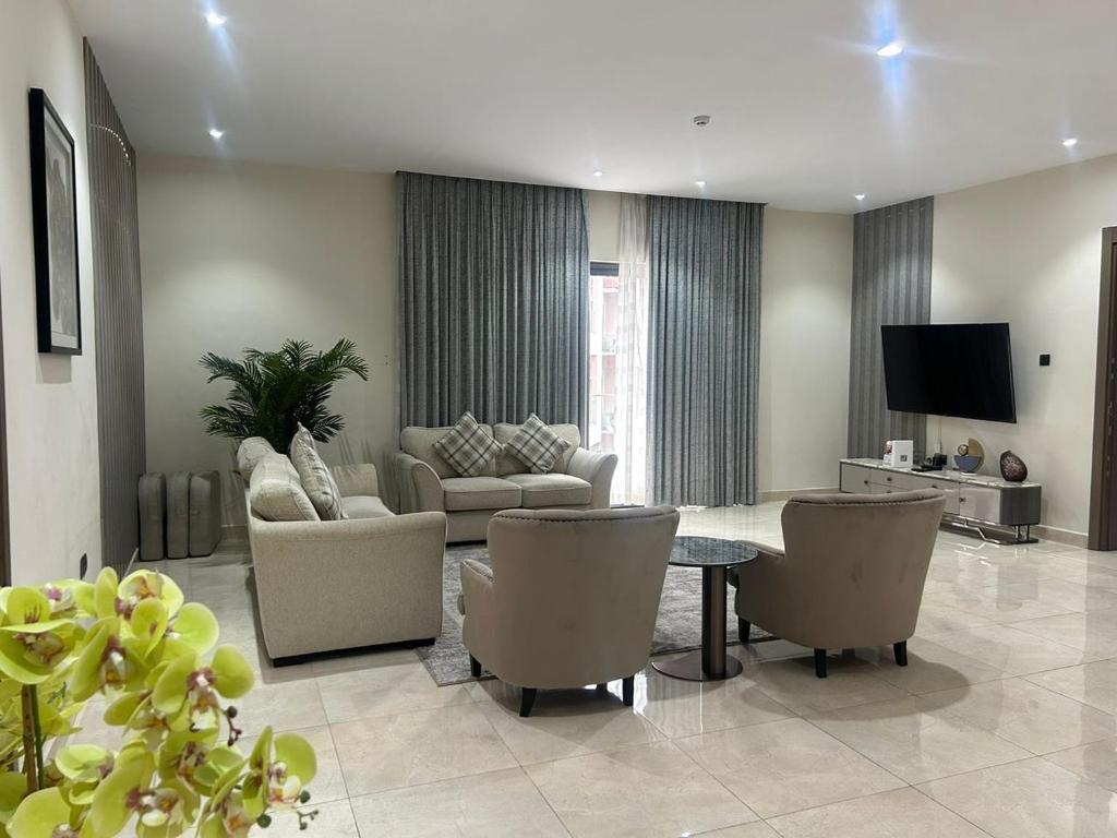 Et tv og/eller underholdning på Kana Apartments