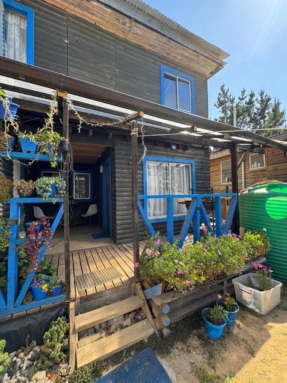 Zahrada ubytování Cabaña punta de Lobos