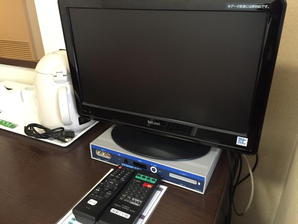 TV a/nebo společenská místnost v ubytování Hotel Crown Hills Toyama