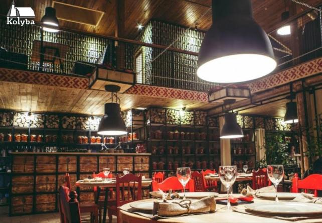 Restaurace v ubytování Zakarpatska Kolyba
