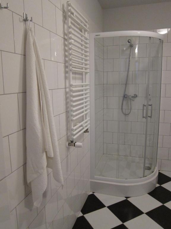 Koupelna v ubytování Hostel Wratislavia