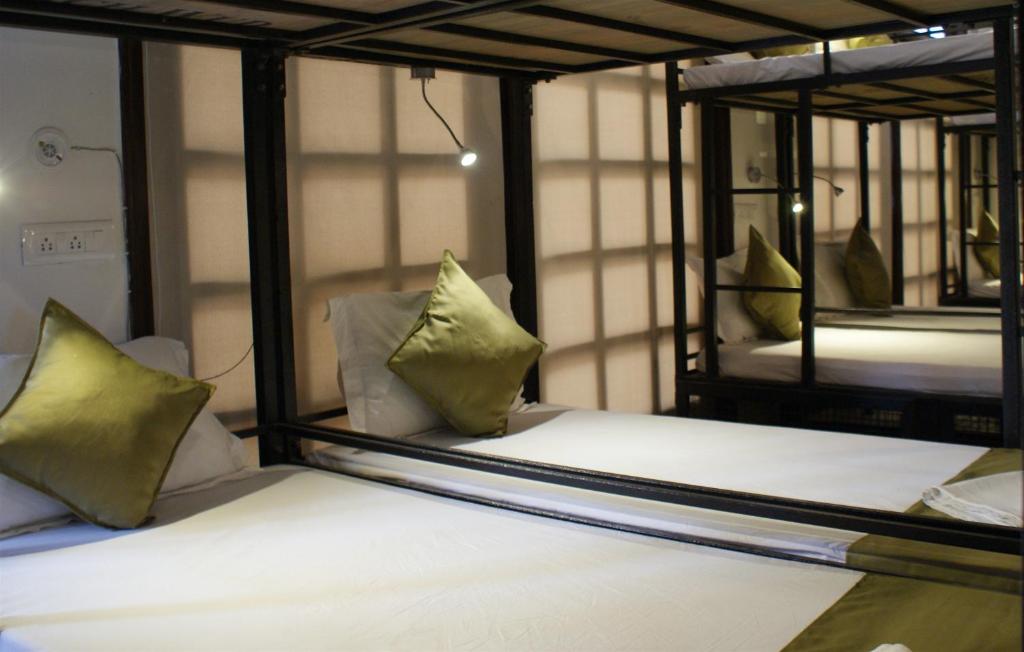 Postel nebo postele na pokoji v ubytování BedHubs