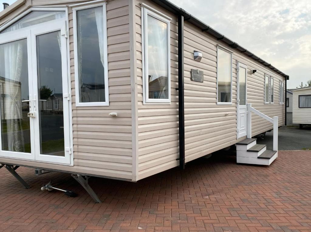 Bygningen som feriehuset ligger i