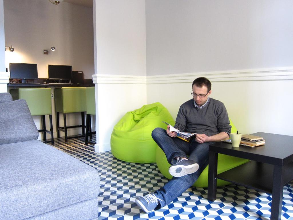 Posezení v ubytování Hostel Wratislavia