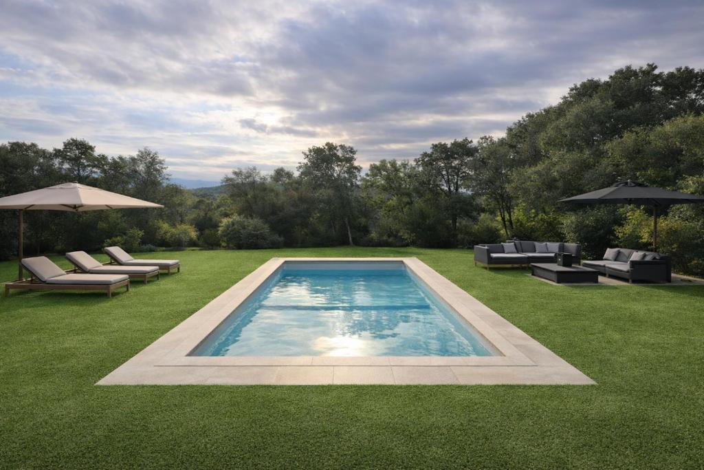 Πισίνα στο ή κοντά στο Villa Catherine