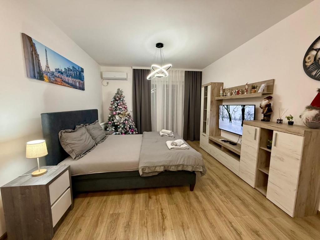 Køkken eller tekøkken på Royal Apartmani 1