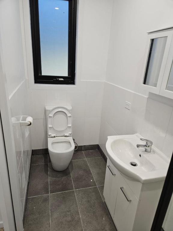 Koupelna v ubytování Louis lodge