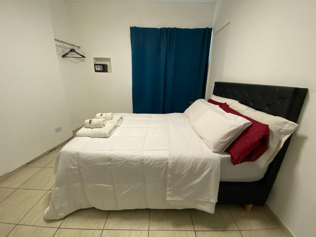 Postel nebo postele na pokoji v ubytování Apart Dos Naciones