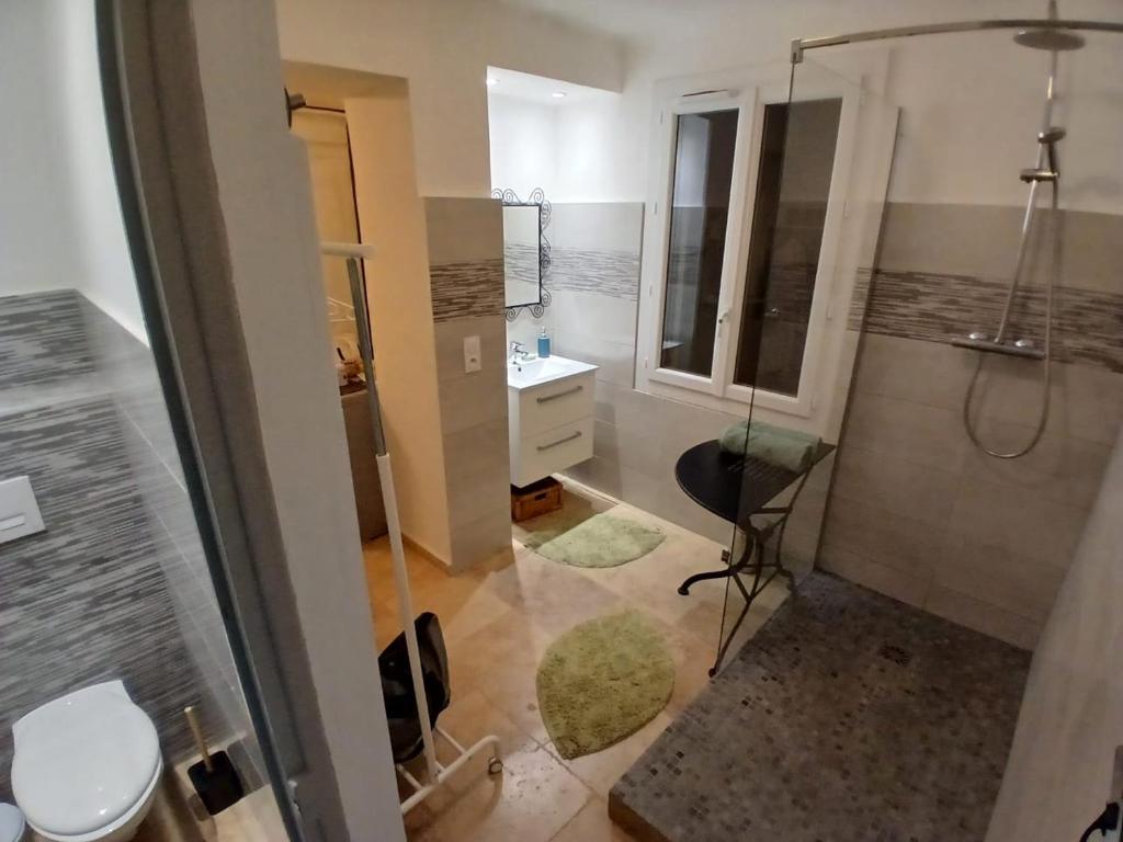 Phòng tắm tại Mes nuits au château au domaine du pressoir