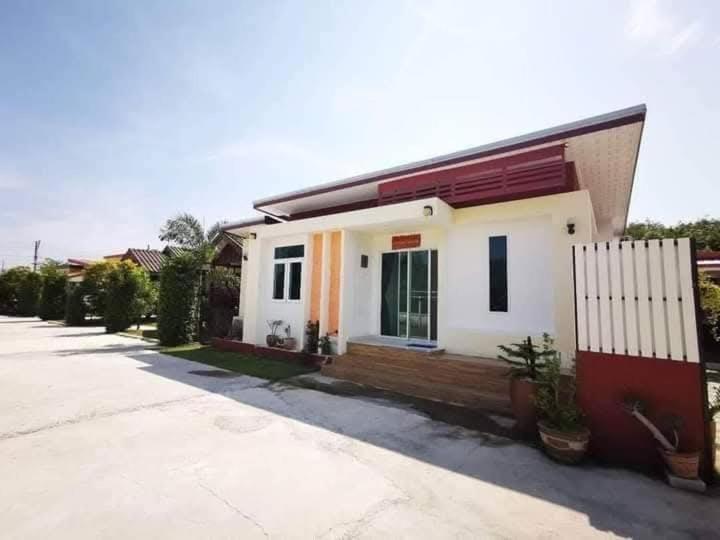 Bygningen som feriehuset ligger i