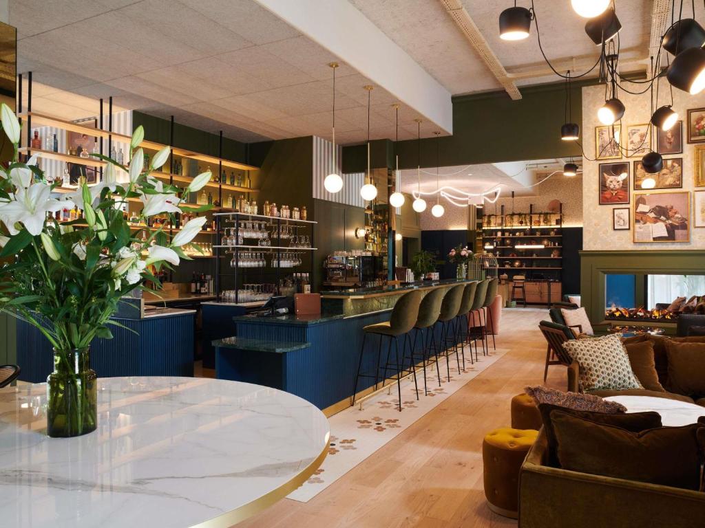 Χώρος καθιστικού στο Square Lodge Hotel Accor - La Roche-sur-Yon