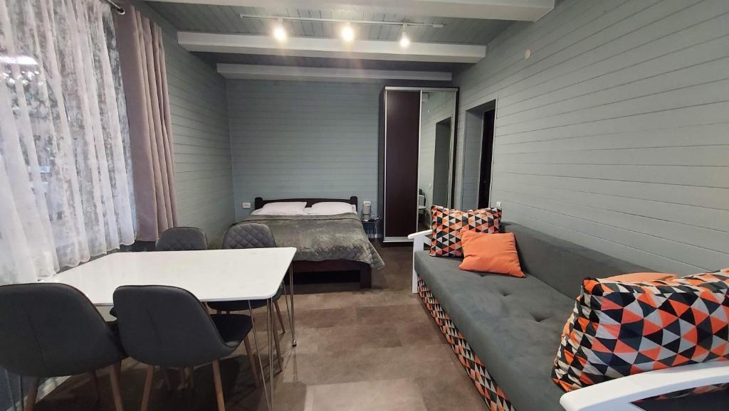 Et opholdsområde på Green Hill Apartments