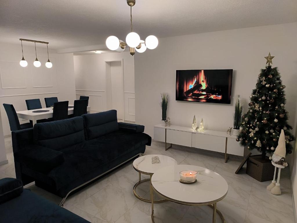 Et opholdsområde på Holiday Home Norr