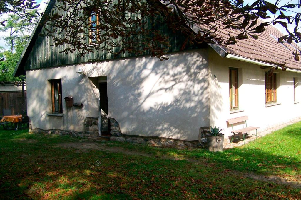 Bygningen som feriehuset ligger i