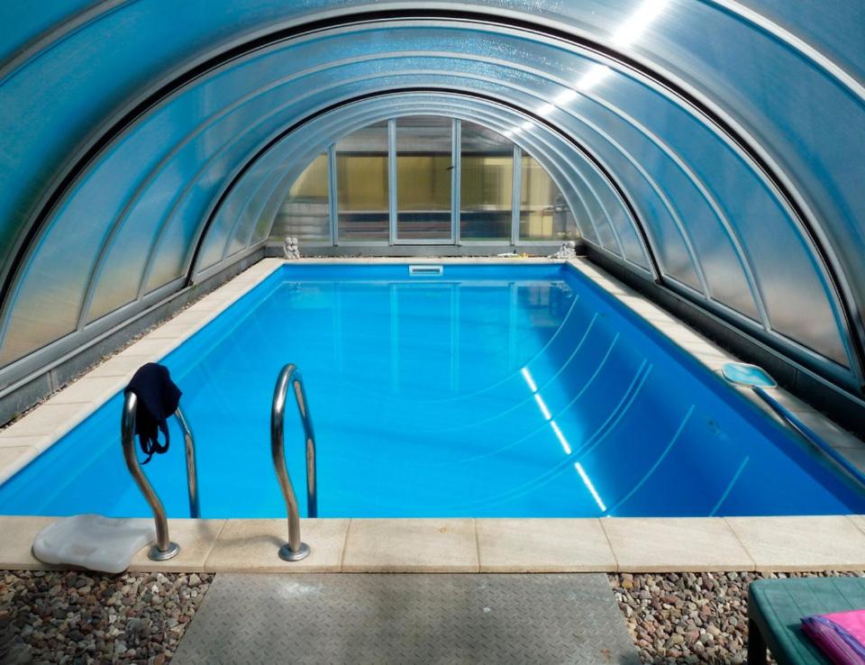 Hồ bơi trong/gần FeWo Malchower See mit Pool