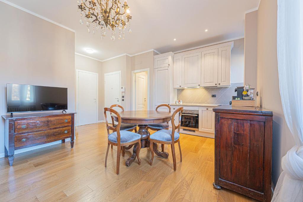 Køkken eller tekøkken på vicino alla stazione, Brixia Apartmet