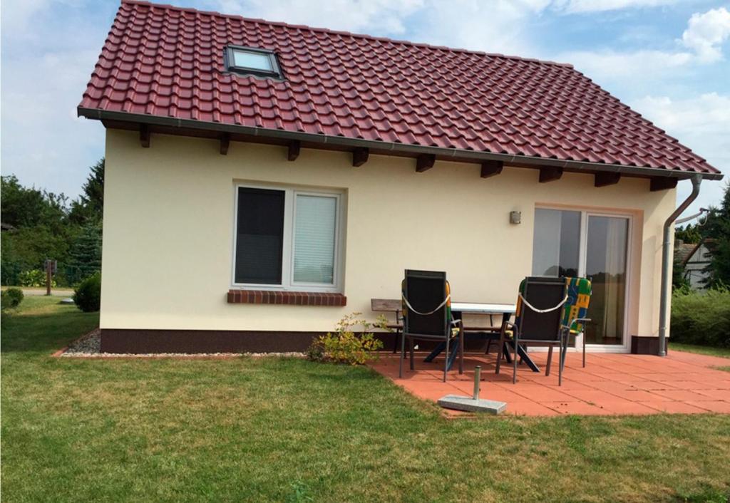 Bygningen som feriehuset ligger i