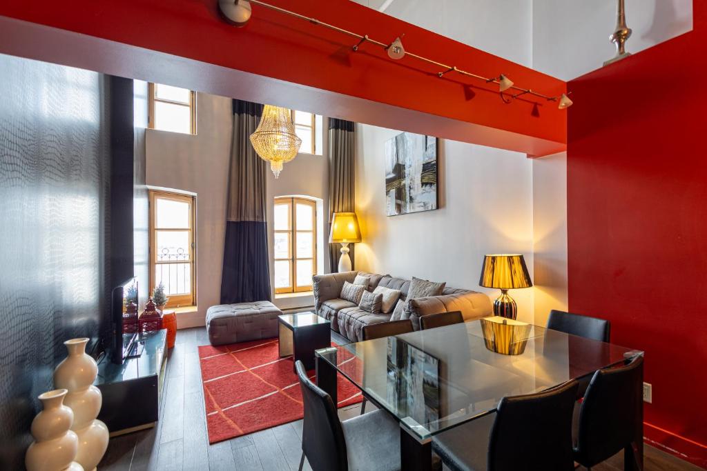 Et opholdsområde på Les Immeubles Charlevoix - Le 1180