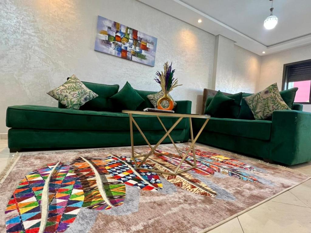 Et opholdsområde på Luxury Casablanca Studio - Close to Tram