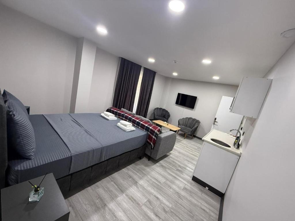 Køkken eller tekøkken på D-East Signature Suites