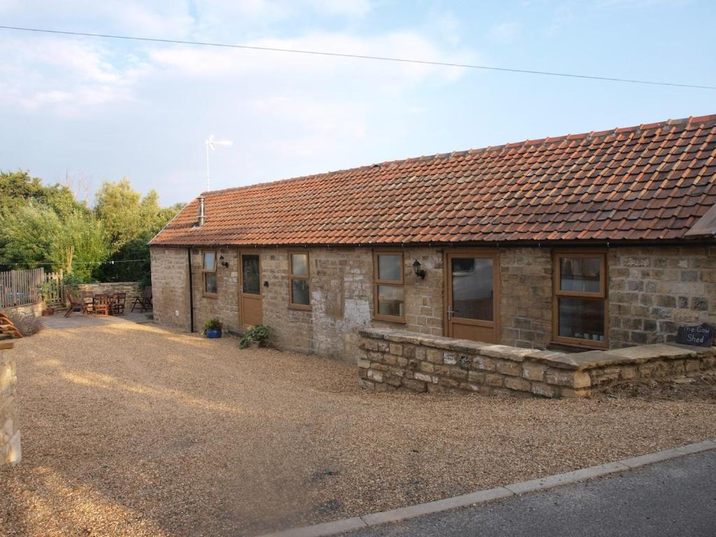 Bygningen som feriehuset ligger i