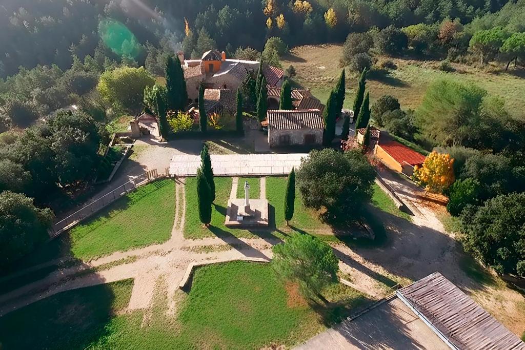 Příroda nedaleko venkovského domu