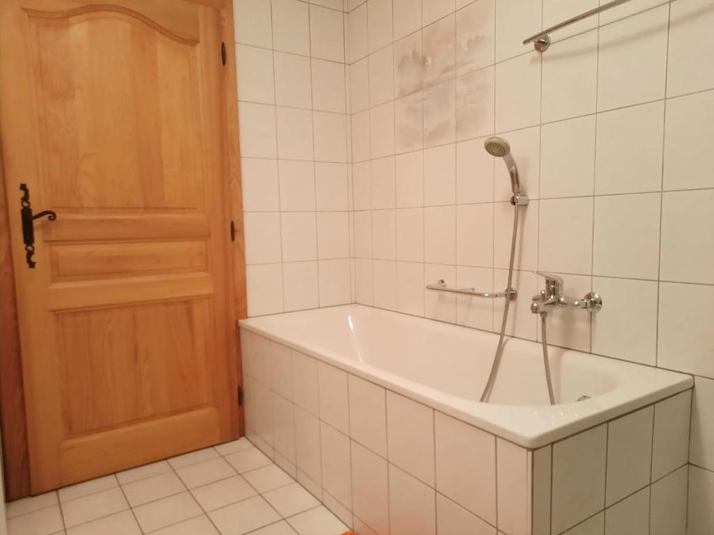 Koupelna v ubytování Appartement au coeur de la nature