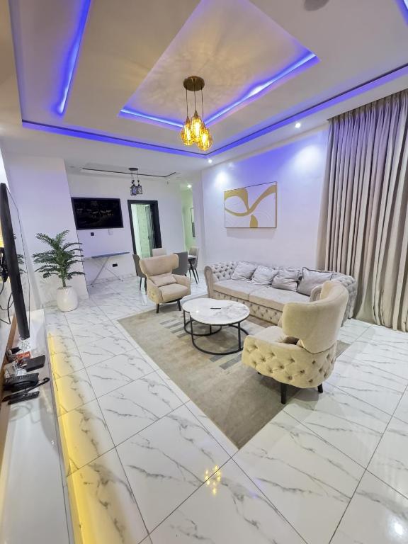 Et tv og/eller underholdning på 2 bedrooms Apartment