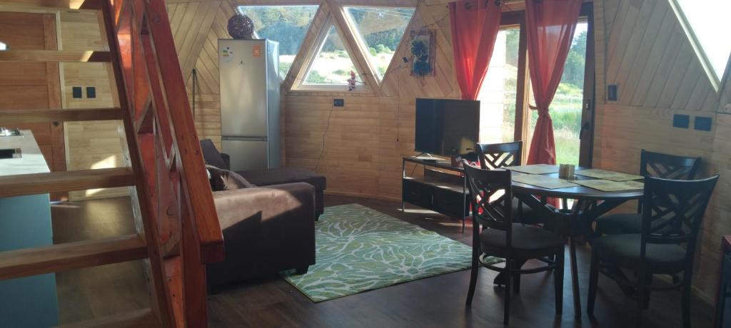 Posezení v ubytování Domo Puacura