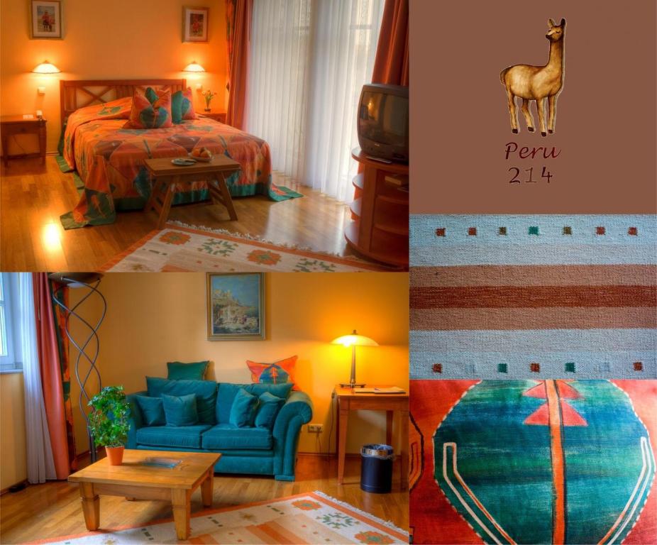 Postel nebo postele na pokoji v ubytování Hotel Henry