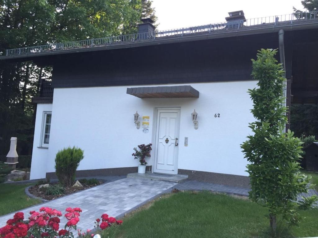 Bygningen som feriehuset ligger i